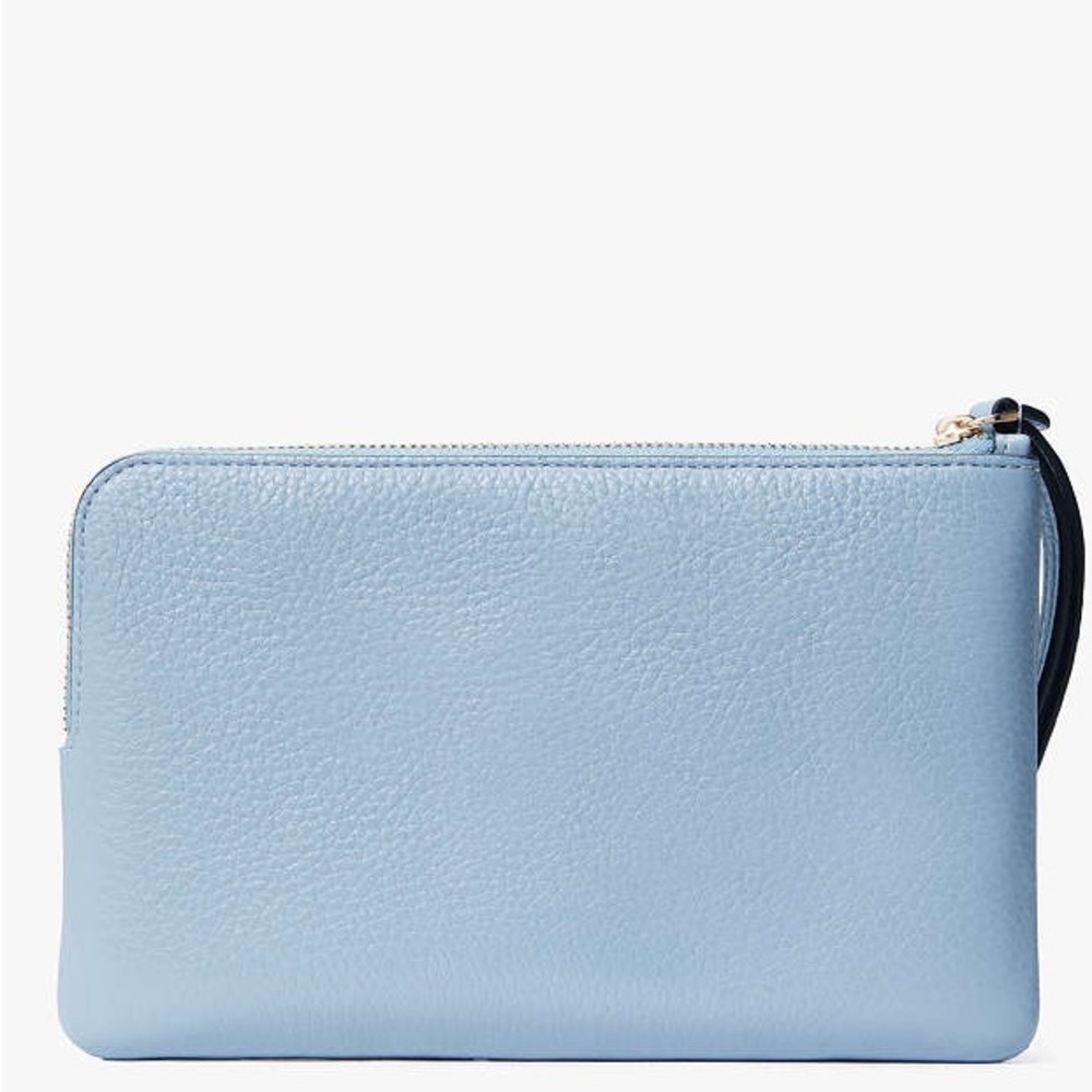 NWT In Box KATE SPADE 2 PIECE Leila Hobo Shoulder Bag & Medium. L-Zip Wristlet - Picture 7 of 7